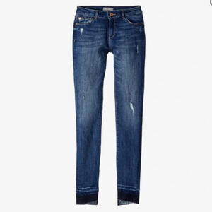 DL1961‎ Chloe Denim Jeans Preston Wash Raw Distressed Released Hem Like New 10